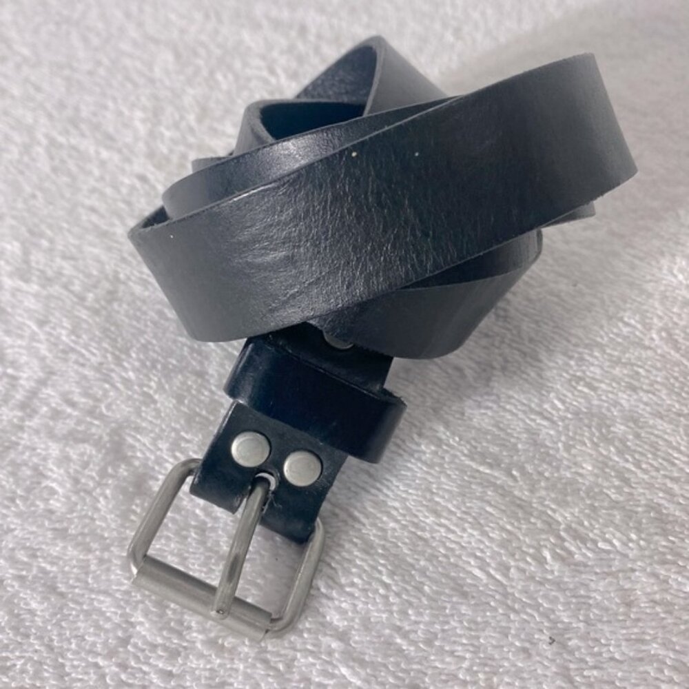 H&M Divided Black Leather Belt